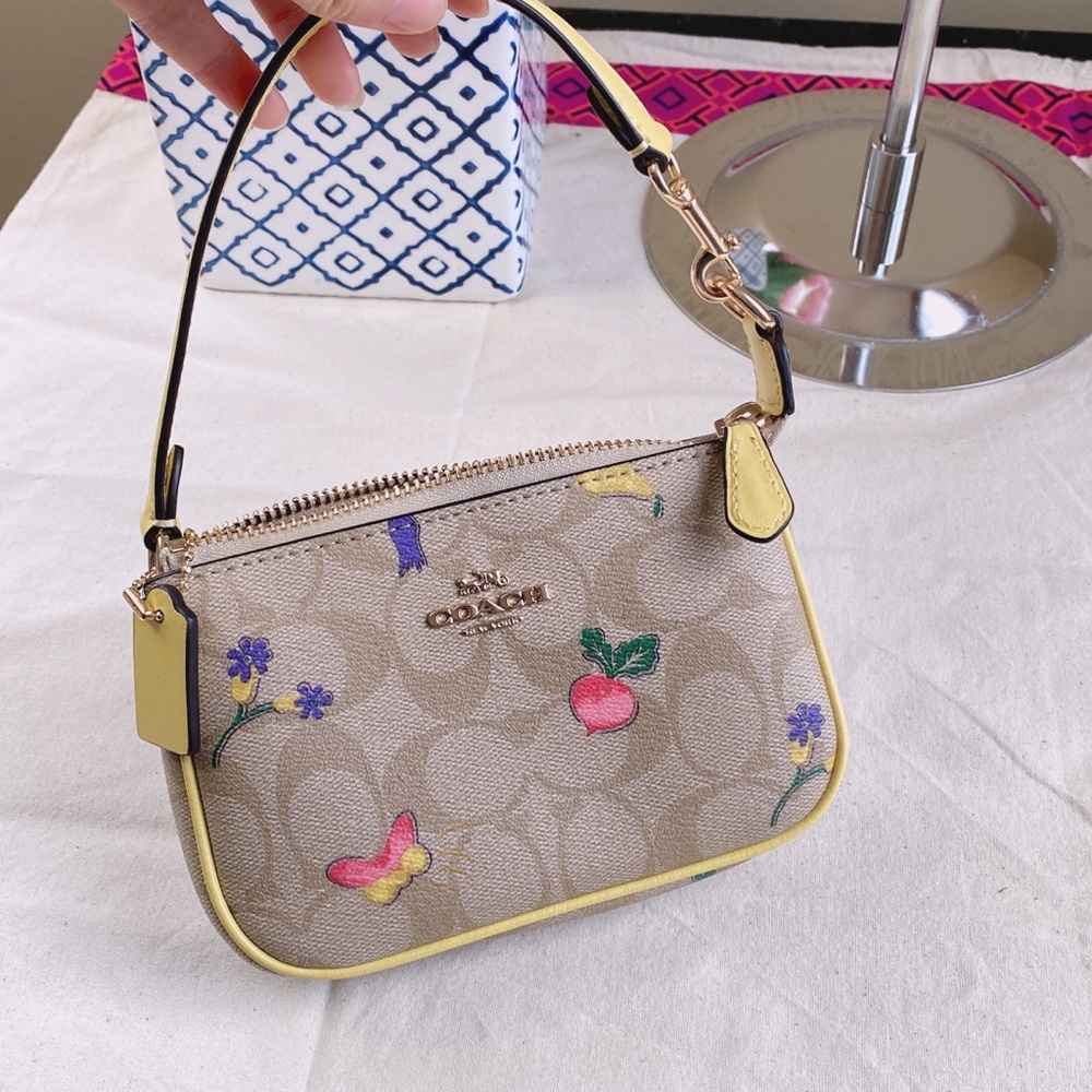 coach Nolita 15 In Signature Canvas With Dreamy Veggie Print